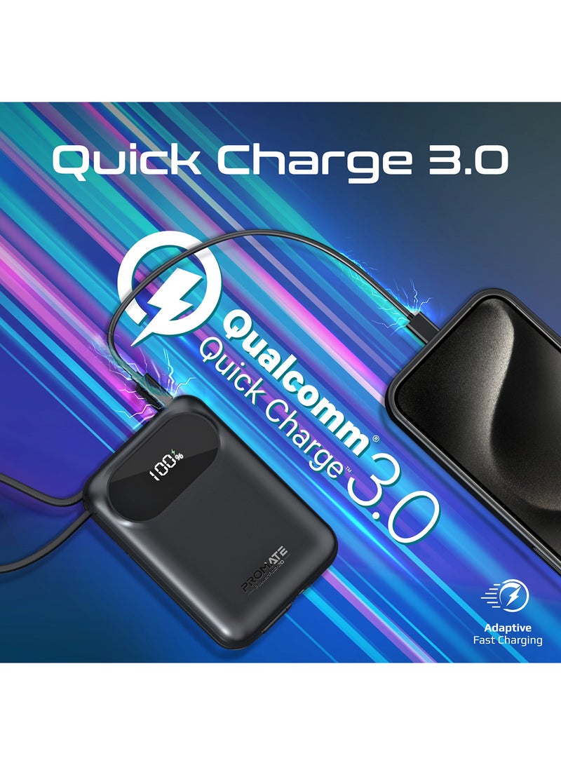 بروميت بنك الطاقة، شاحن محمول عالمي صغير الحجم، كابلات Lightning بقدرة 27 وات، توصيل طاقة USB-C مدمج بقدرة 35 وات، منفذ USB-A QC 3.0 بقدرة 22.5 وات لهاتف iPhone 15 وGalaxy S23 وPowerpod-20 - Image 5