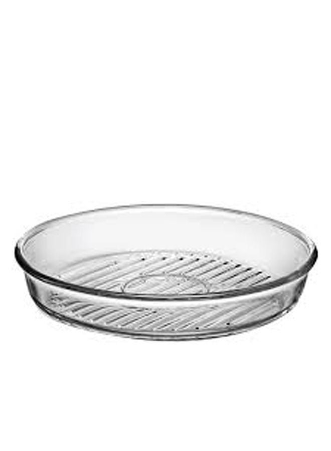 Grill Round Tray Clear 26cm - pnsku/N70051345V/45/_/1709370228/7c812859-e903-4598-9db6-0e3617423ec5