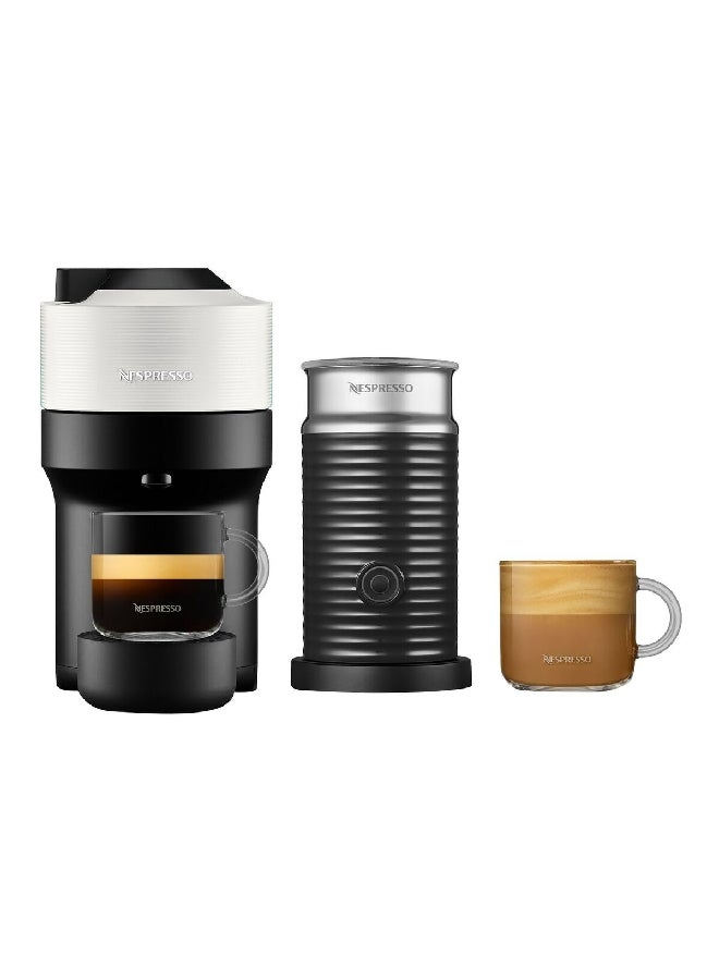 نسبرسو ماكينة صنع القهوة Vertuo Pop مع Aeroccino 3 سعة 0.56 لتر وقدرة 1260 وات GDV2-GB-BK-NE+3694BK أبيض/أسود  - Image 1