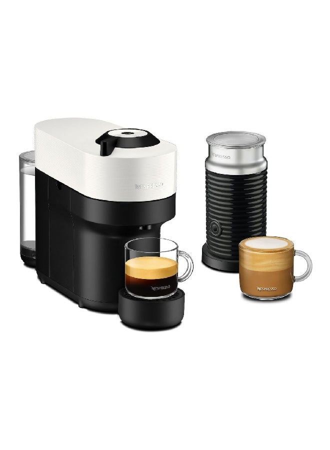 نسبرسو ماكينة صنع القهوة Vertuo Pop مع Aeroccino 3 سعة 0.56 لتر وقدرة 1260 وات GDV2-GB-BK-NE+3694BK أبيض/أسود  - Image 5