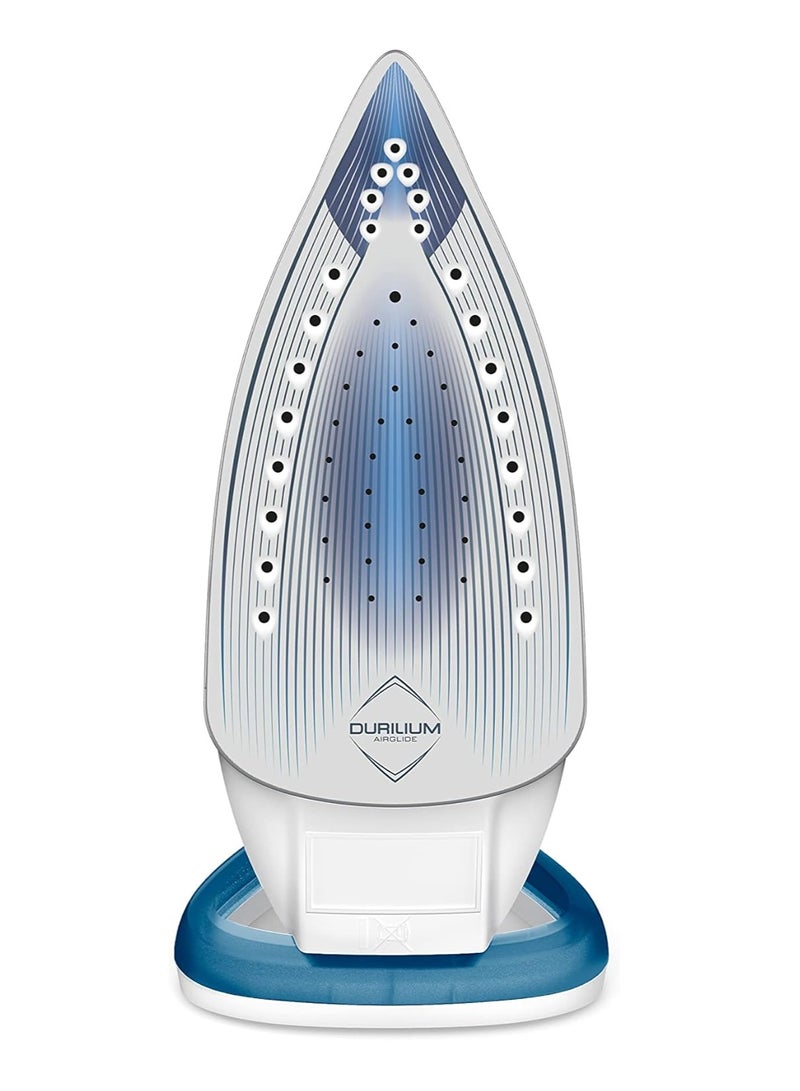 Tefal - Easygliss Plus Steam Iron, 270 ml 2700 W FV5751E2 blue/white - Image 1