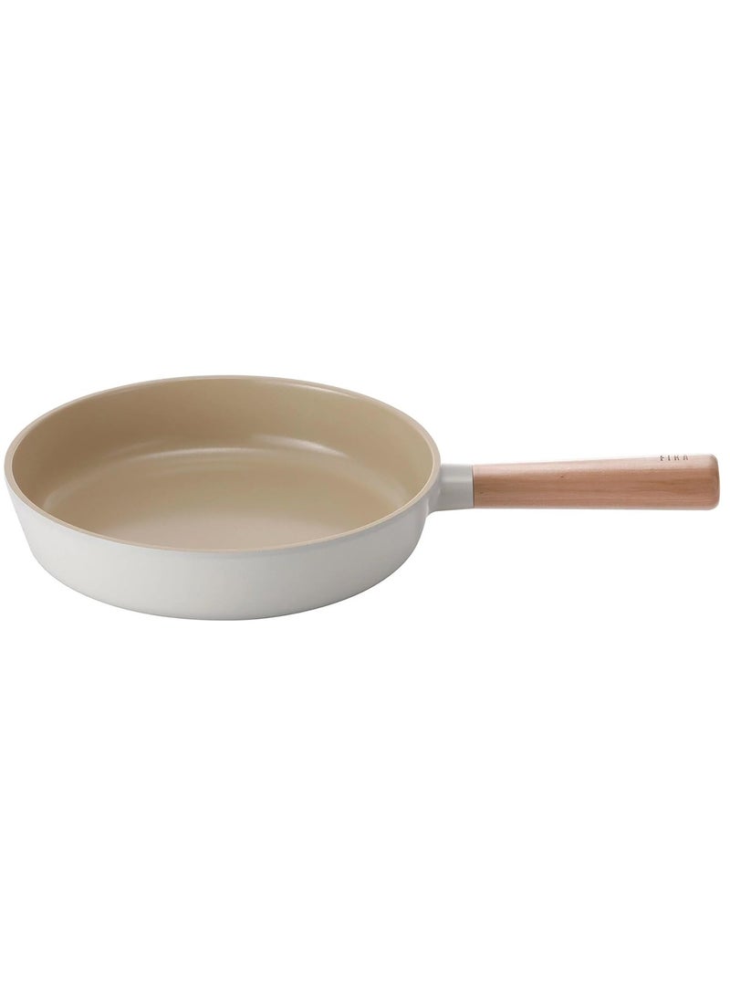 Fika Cast Aluminum Non-Stick Fry Pan 11" Beige 11 inchcm
