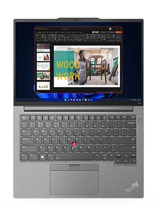 Lenovo Renewed Thinkpad E14 Laptop With 14-Inch Display, Core i5-1335U Processor/32GB RAM/1TB SSD/2GB Nvidia Geforce Mx550 Graphics Card/Windows 11 Pro Arctic Grey English Arctic Grey  - Image 5