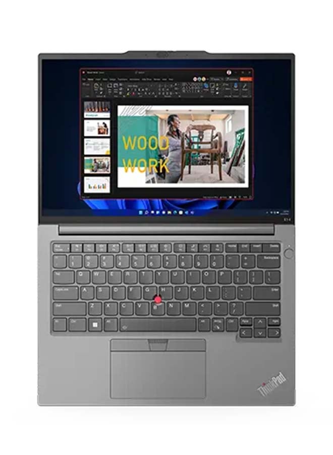 Lenovo Thinkpad E14 Laptop With 14-Inch Display, Core i5-1335U Processor/32GB RAM/2TB SSD/2GB Nvidia Geforce Mx550 Graphics Card/Windows 11 Pro English Arctic Grey - Image 5