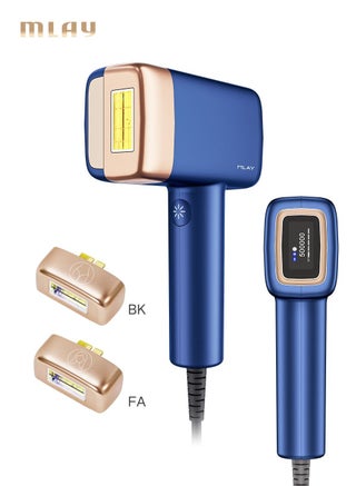 إزالة الشعر بالليزر، إزالة الشعر IPL مع التبريد بالثلج، 500000 ومضة جهاز إزالة الشعر بدون ألم للجسم بالكامل، خط البيكيني، الذراع، الإبط، الوجه، الظهر، الساق (1*HR+1*بيكيني+1*مصباح للوجه) - pnsku/N70051449V/45/_/1709395250/f935a7af-c6e7-459b-beeb-092f62b9ae23