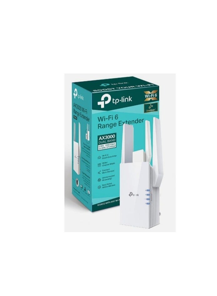 TP-LINK Wireless Range Extender AX3000 RE705x White