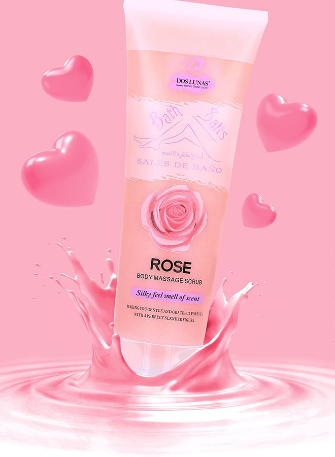 DOS LUNAS Roses Salts Exfoliating Body Scrub 380grams  - Image 3