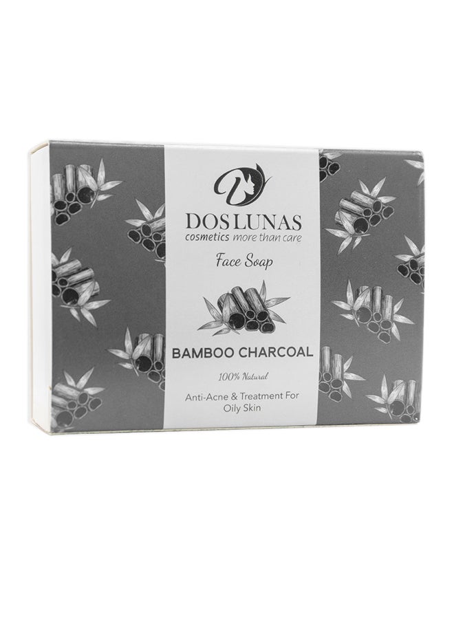 DOS LUNAS Face Soap Charcoal 100grams - Image 1