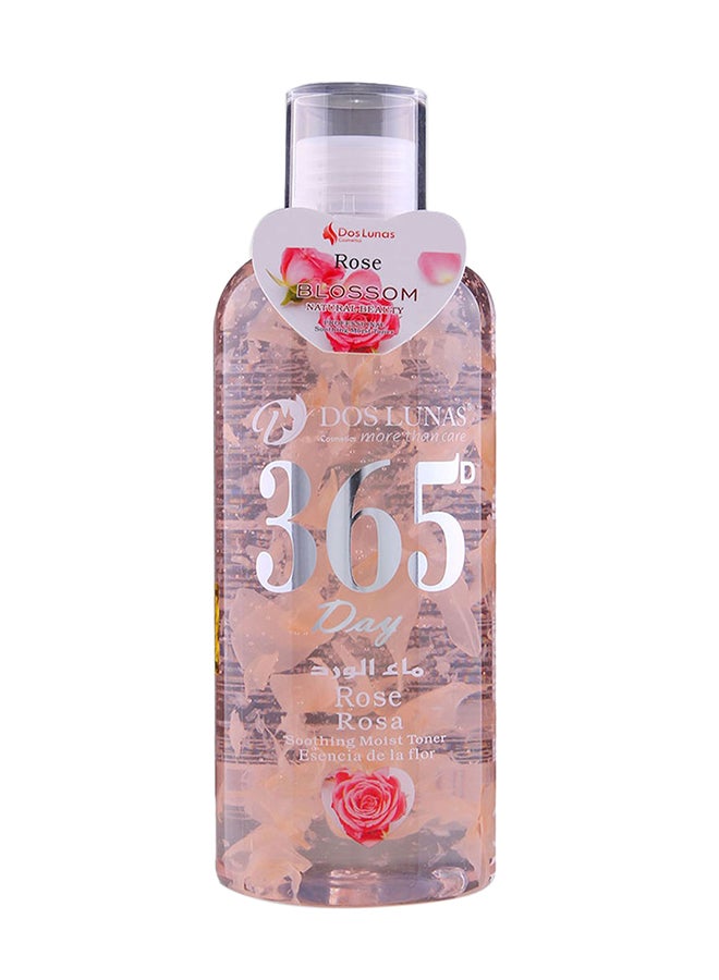 DOS LUNAS Rose Soothing Moist Face  Toner 400ml - Image 1