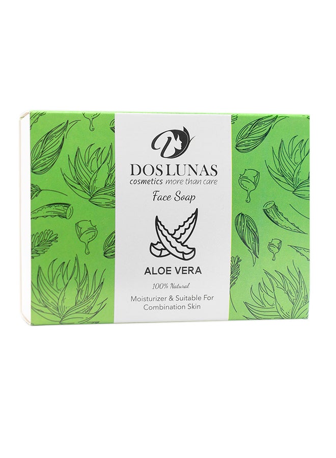 DOS LUNAS Face Soap Aloe Vera 100grams  - Image 1