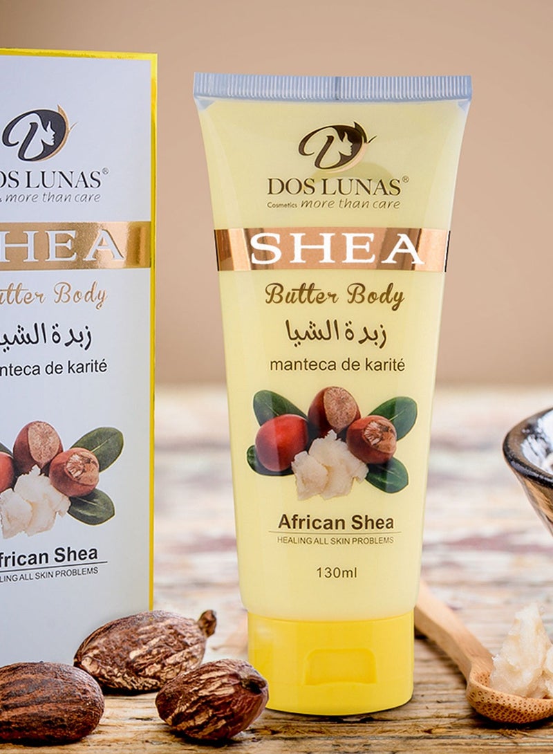 DOS LUNAS African Shea Butter to rejuvenate and moisturize the skin 130ml  - Image 3
