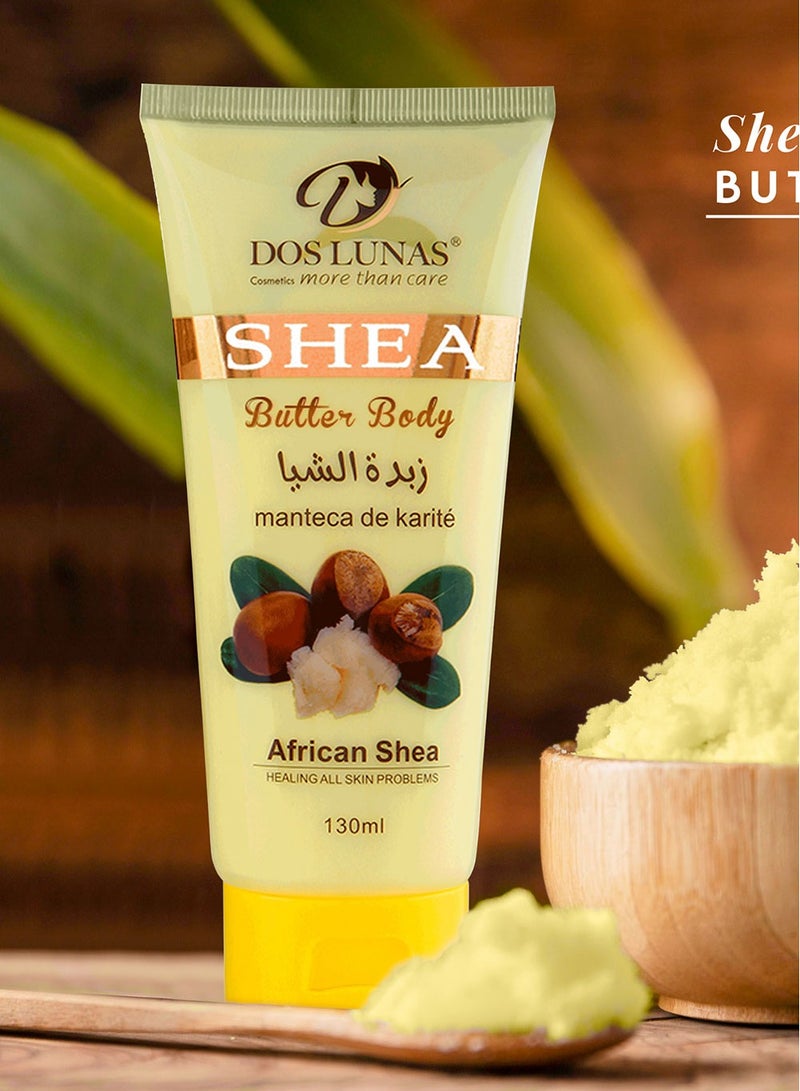 DOS LUNAS African Shea Butter to rejuvenate and moisturize the skin 130ml  - Image 2
