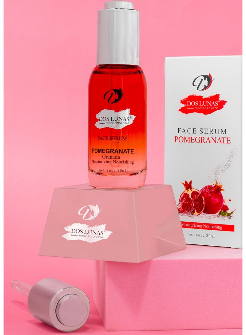 DOS LUNAS Pomegranate Face Serum 30ml - Image 3