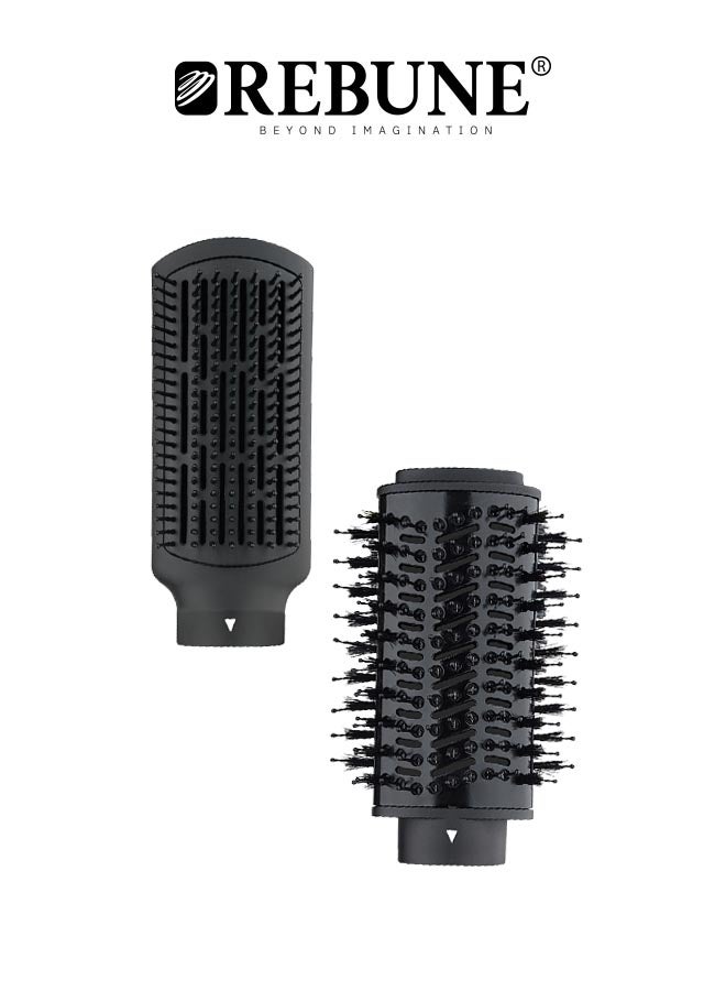 REBUNE Advanced Hair Dryer With Led Screen, Two Heat And Cold Air Levels, 1200 Watts, Two Brushes  - Image 1