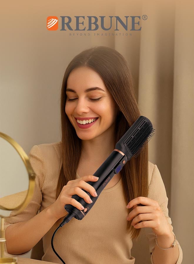 REBUNE Advanced Hair Dryer With Led Screen, Two Heat And Cold Air Levels, 1200 Watts  - Image 2