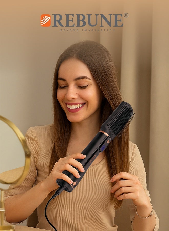 REBUNE Advanced Hair Dryer With Led Screen, Two Heat And Cold Air Levels, 1200 Watts - Image 2