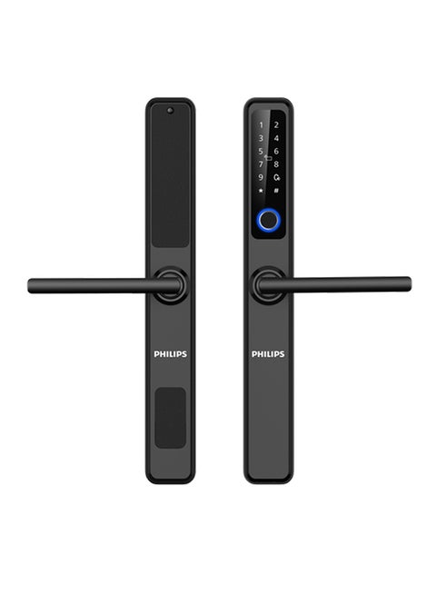 Smart Lock  Digital Lock Auto-lock Fingerprint Hidden Keypad Black 324.72 x 141.38 x 72mm