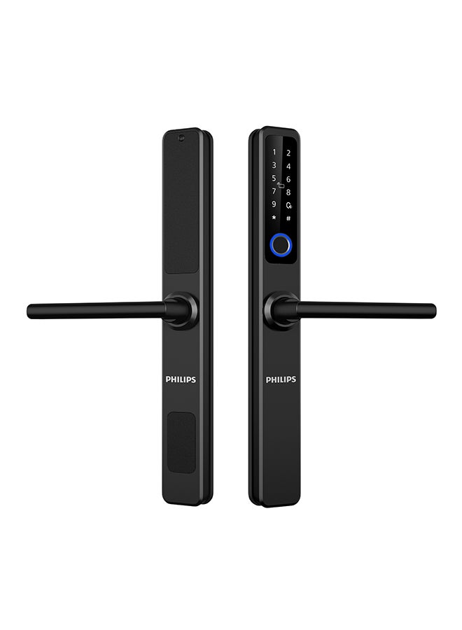 Philips - Smart Lock  Digital Lock Auto-lock Fingerprint Hidden Keypad Black 324.72 x 141.38 x 72mm - Image 1