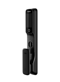Smart Lock Digital Lock Auto-lock App Alarming Facial Recognition Fingerprint Hidden Keypad Video Communication Black 421.57 * 79.65 * 67.33mm
