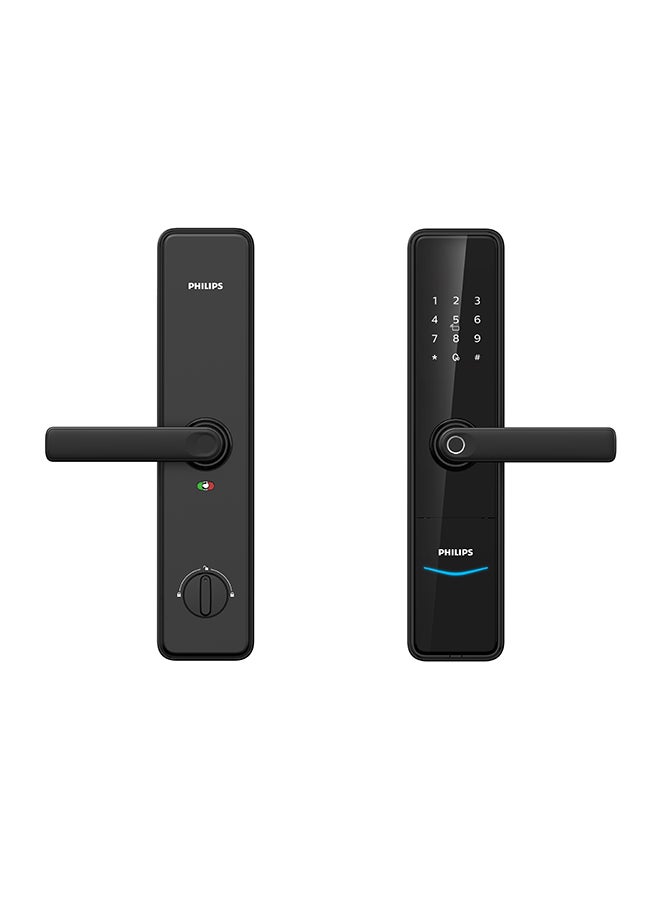 Philips - Smart Lock  Digital Lock Auto-lock Fingerprint Hidden Keypad Black 344.4 x 77.4 x 81.65mm - Image 1