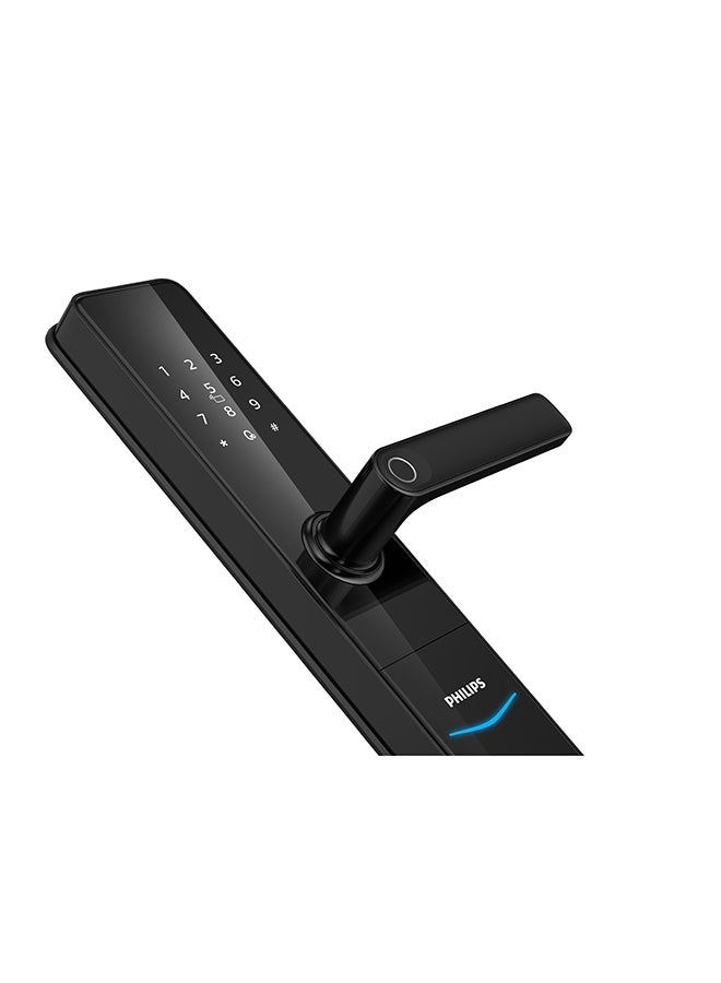 Philips - Smart Lock  Digital Lock Auto-lock Fingerprint Hidden Keypad Black 344.4 x 77.4 x 81.65mm - Image 1