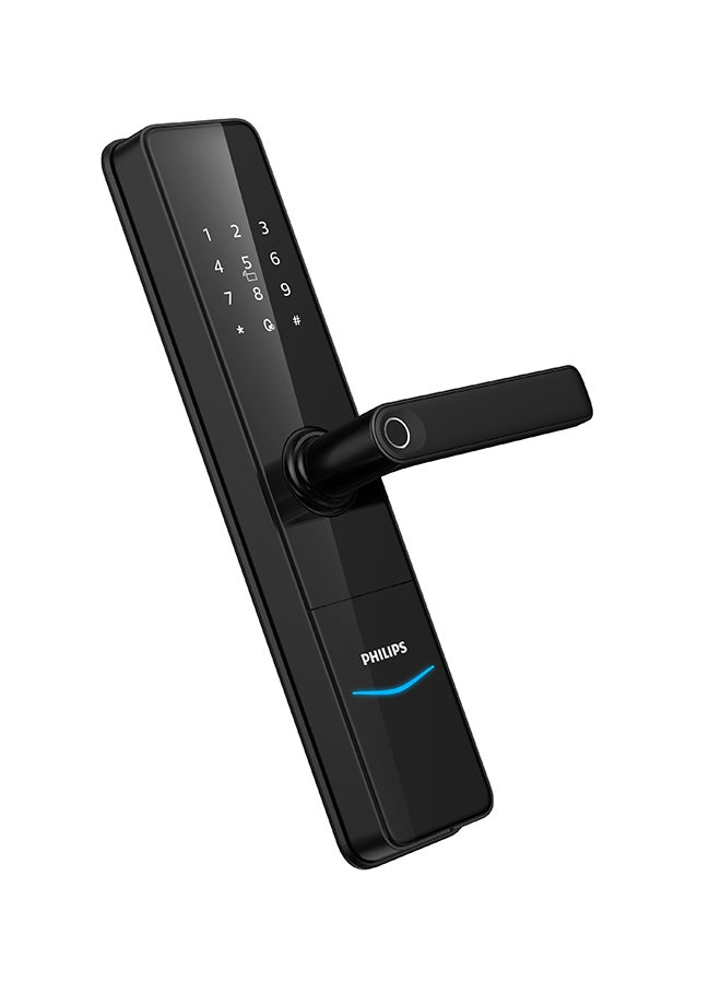Philips - Smart Lock  Digital Lock Auto-lock Fingerprint Hidden Keypad Black 344.4 x 77.4 x 81.65mm - Image 1