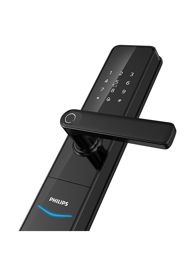 Philips - Smart Lock  Digital Lock Auto-lock Fingerprint Hidden Keypad Black 344.4 x 77.4 x 81.65mm - Image 1