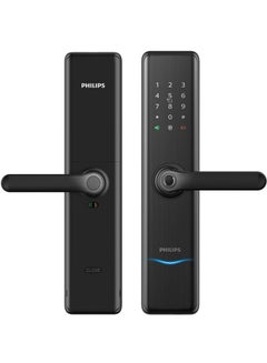 Smart Lock  Digital Lock Auto-lock App Alarming Fingerprint Hidden Keypad Black 362.8 x 79.5 x 81.9mm