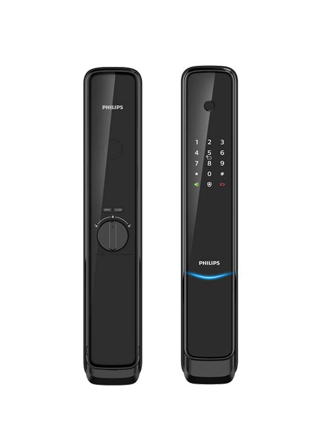 Philips Smart Lock  Digital Lock Auto-lock App Alarming Fingerprint Hidden Keypad Video Communication Black 422.4 x 78.0 x 52.7mm - Image 1