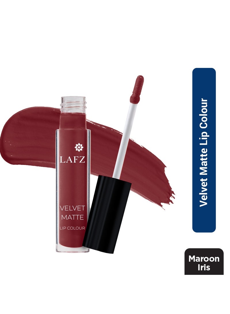 Velvet Matte Lip Colour, 5.5 ML, Maroon Iris Maroon Iris - pnsku/N70051782V/45/_/1709539249/76d458ff-dd08-4fef-b98b-07062a86f762