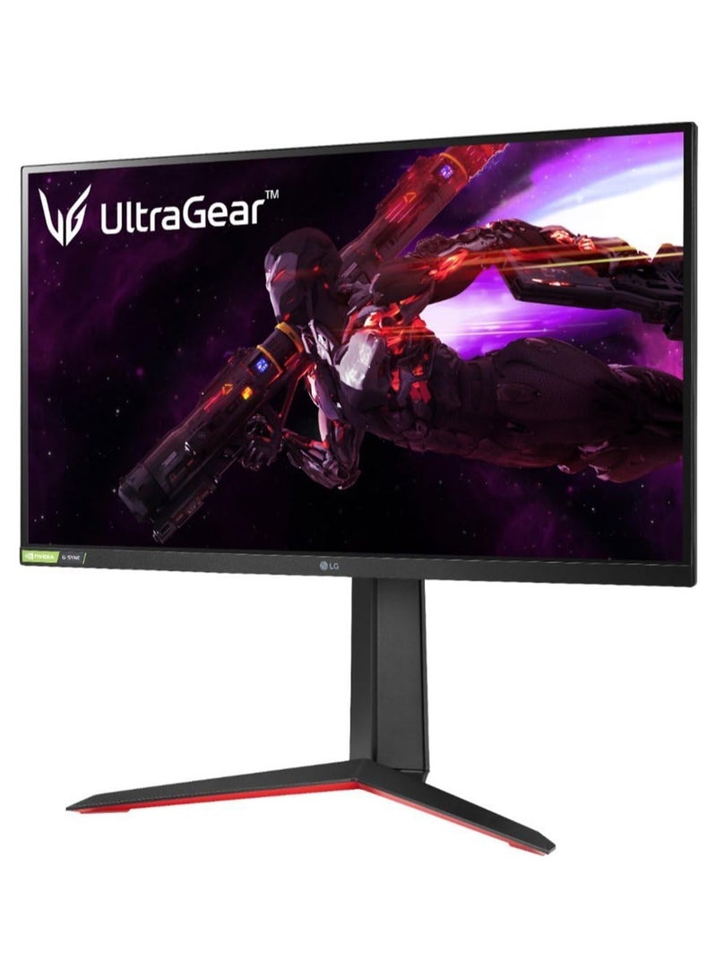 LG - 27GP83B-B Ultragear 2K Gaming Monitor 27” QHD (2560 x 1440) Nano IPS Display, 1Ms 165Hz HDR Monitor, Nvidia G-SYNC Compatible, AMD FreeSync Premium, Pivot Adjustable Stand Black - Image 1