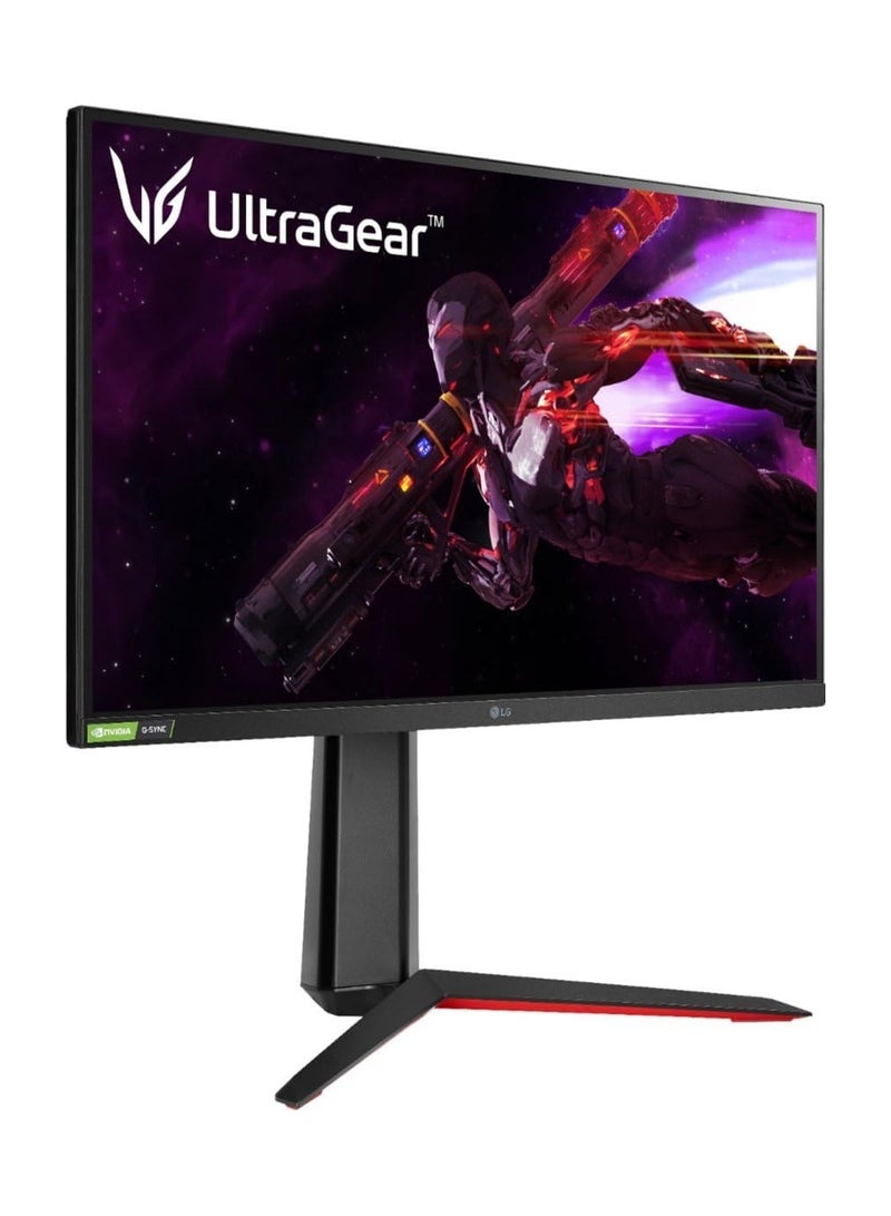 LG - 27GP83B-B Ultragear 2K Gaming Monitor 27” QHD (2560 x 1440) Nano IPS Display, 1Ms 165Hz HDR Monitor, Nvidia G-SYNC Compatible, AMD FreeSync Premium, Pivot Adjustable Stand Black - Image 1