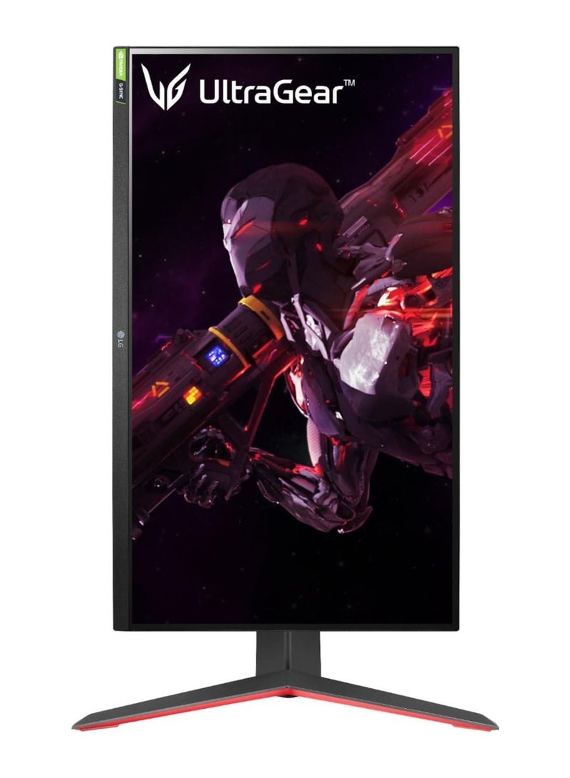 LG - 27GP83B-B Ultragear 2K Gaming Monitor 27” QHD (2560 x 1440) Nano IPS Display, 1Ms 165Hz HDR Monitor, Nvidia G-SYNC Compatible, AMD FreeSync Premium, Pivot Adjustable Stand Black - Image 1