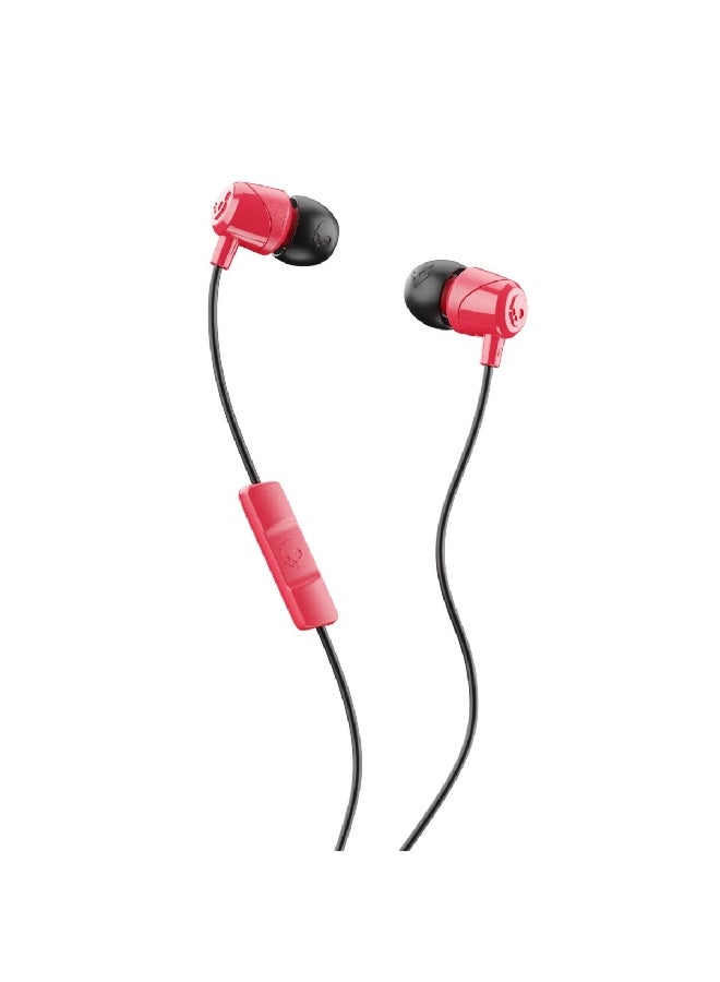 سكل كاندي S2DUY-L676 Jib Wired In-Ear Earphones with Mic Red\Black - Image 1
