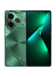 تكنو هاتف Pova 6 Pro 5G ثنائي الشريحة باللون الأخضر المذنب وذاكرة الوصول العشوائي (RAM) سعة 8 جيجابايت وسعة 256 جيجابايت - إصدار الشرق الأوسط  - Image 1
