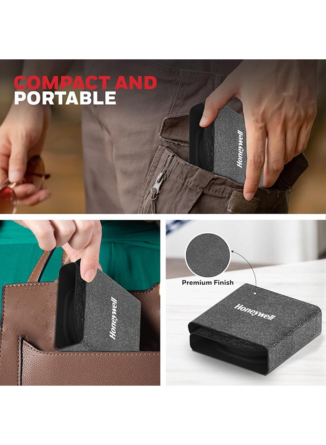 Honeywell - Zest Wireless 3In1 Foldable Magsafe Compatible 15W Wireless Charger For Iphone 1215 Supports Qc 3 All Apple Watch Series Airpods 2 3 Pro Ultrafast Charging Up To 15W Black Black - Image 1