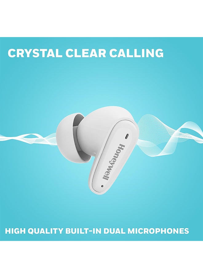 هوني ويل Moxie V1100، سماعات أذن TWS لاسلكية داخل الأذن مع حافظة عرض البطارية الرقمية، بلوتوث V5.3، 31 ساعة من وقت التشغيل، 13 مم * 2 برامج تشغيل، شحن سريع، ضمان المصنع لمدة عامين - Image 5