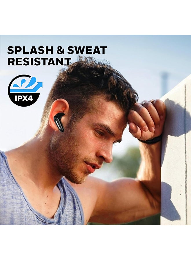 هوني ويل Moxie V1100، سماعات أذن TWS لاسلكية داخل الأذن مع حافظة عرض البطارية الرقمية، بلوتوث V5.3، 31 ساعة من وقت التشغيل، 13 مم * 2 برامج تشغيل، شحن سريع، ضمان المصنع لمدة عامين - Image 4