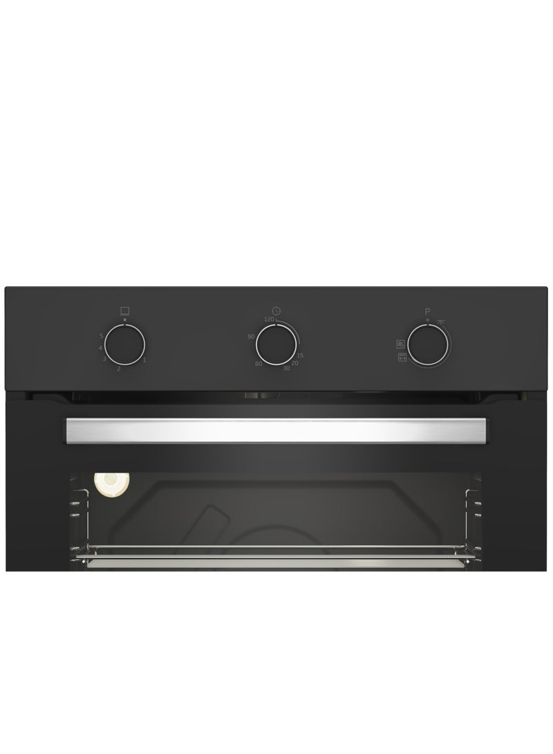 بيكو فرن غاز بيكو بلت ان - 60 سم - شواية كهربائية - طبخ بمساعدة مروحة - جدران جانبية محفزة - مروحة تبريد - BBIH12100BC - Image 2