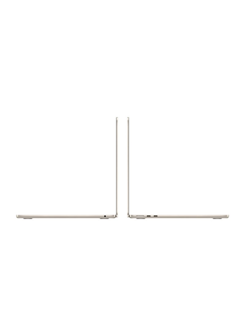 أبل - جهاز MacBook Air MXD33 الجديد موديل 2024 بشاشة مقاس 15 بوصة، ووحدة معالجة مركزية Apple M3 Chip 8-Core ومعالج رسومات 10-Core / ذاكرة الوصول العشوائي (RAM) سعة 16 جيجابايت / SSD سعة 512 جيجابايت / رسومات Intel UHD - Image 1