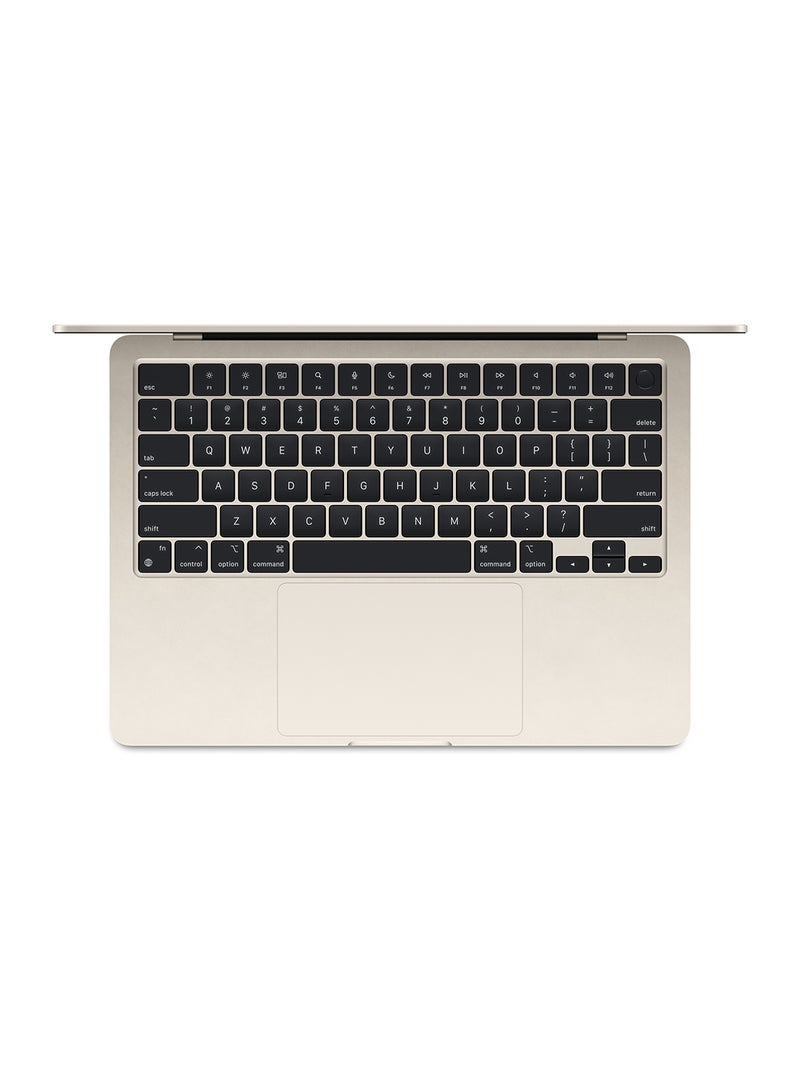 Apple - New 2024 MacBook Air MXCU3 13-inch Display, Apple M3 Chip 8-Core CPU 10-Core GPU Processor/16GB RAM/512GB SSD/Intel UHD Graphics(International version) English Starlight - Image 1