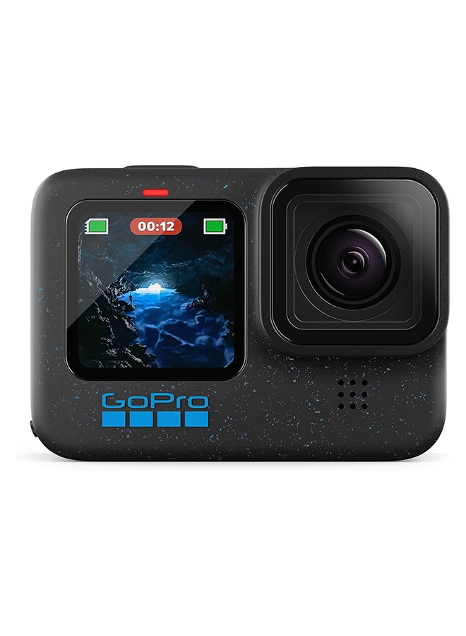 جو برو - HERO12 Black + حزمة الملحقات، تتضمن معالجًا + حزام رأس 2.0 + بطارية إندورو + حقيبة حمل - Image 1