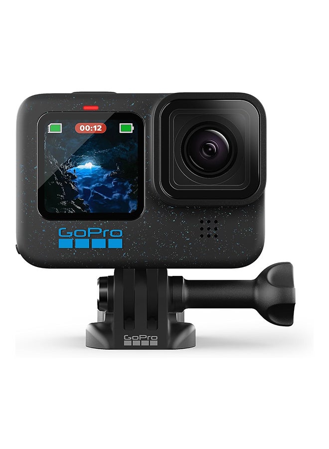 جو برو - HERO12 Black + حزمة الملحقات، تتضمن معالجًا + حزام رأس 2.0 + بطارية إندورو + حقيبة حمل - Image 1