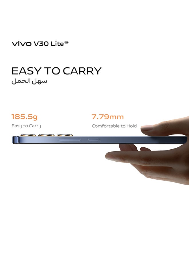 vivo - V30 Lite 5G Dual Sim Leather Orange 12Gb+12Gb Ram 256Gb With Exclusive Gifts Earbuds, Smart Fitness Band, 80W Charger And 24 Months Warranty + 1 Year Screen Replacement - Middle East Version - Image 1