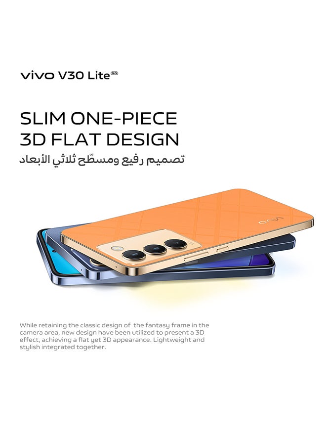 vivo - V30 Lite 5G Dual Sim Leather Orange 12Gb+12Gb Ram 256Gb With Exclusive Gifts Earbuds, Smart Fitness Band, 80W Charger And 24 Months Warranty + 1 Year Screen Replacement - Middle East Version - Image 1