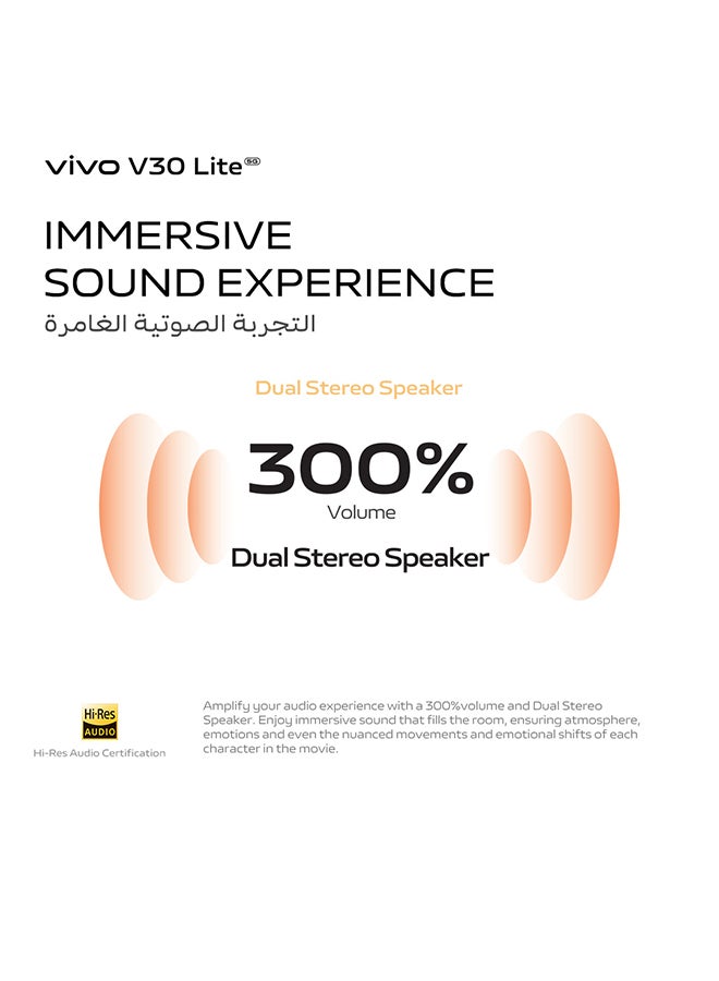 vivo - V30 Lite 5G Dual Sim Leather Orange 12Gb+12Gb Ram 256Gb With Exclusive Gifts Earbuds, Smart Fitness Band, 80W Charger And 24 Months Warranty + 1 Year Screen Replacement - Middle East Version - Image 1