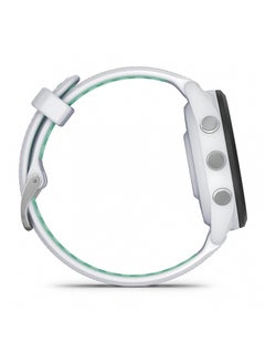 GARMIN Forerunner 265S - 42MM - Up To 24 Hours Battery Life in GPS Mode - 1.1"inch Amoled Display, Scratch Resistant, Corning® Gorilla® Glass 3, Heart Rate Monitor, Stress Tracking, Save Music On Device, Advanced GPS and Running Features, iOS and Android Compatible Whitestone Case and Whitestone/Neo Tropic Silicone Band  - Image 2