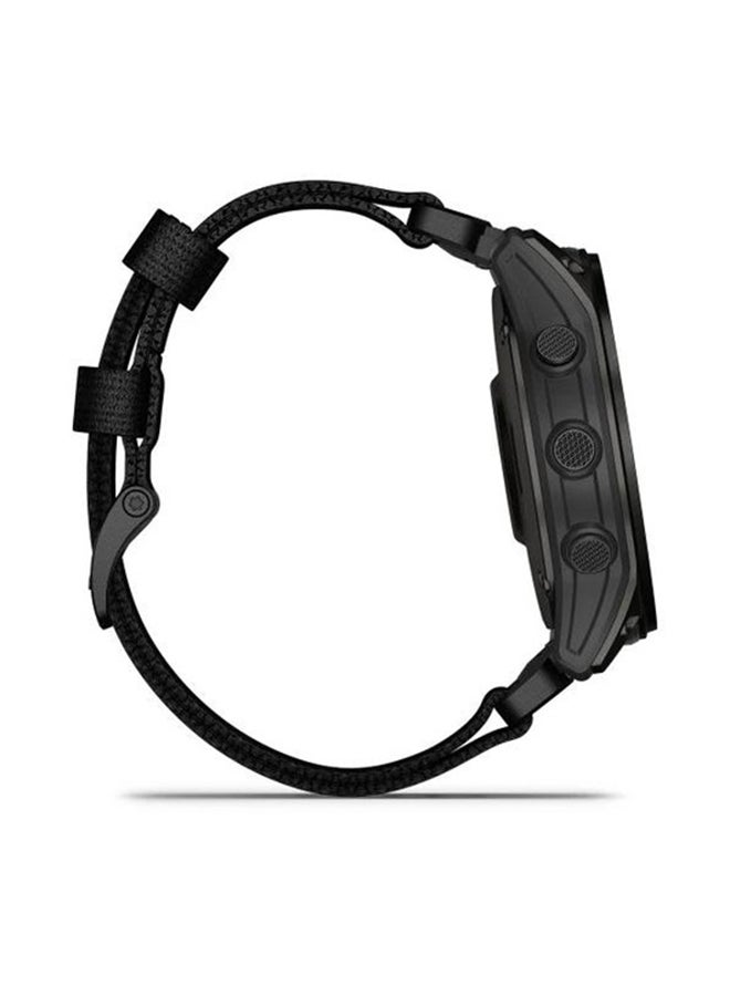 GARMIN - Tactix 7 - 51MM - Up To 31 Days of Battery Life - 1.4"inch Amoled Display, Scratch Resistant, Sapphire Crystal, Heart Rate Monitor, Stress Tracking, Advanced GPS Features, Specific Features Such As Night Vision Compatibility, Stealth Mode and Kill Switch , iOS and Android Compatible Black - Image 1