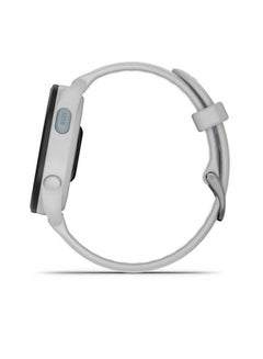 GARMIN Forerunner 165 - 43MM - Up To 11 Days Battery Life  - 1.2"inch Amoled Display, Scratch Resistant, Chemically Strengthened Glass, Heart Rate Monitor, Stress Tracking, Advanced GPS and Running Features, Built-in GNSS and Sports App, iOS and Android Compatible Mist grey Whitestone  - Image 2