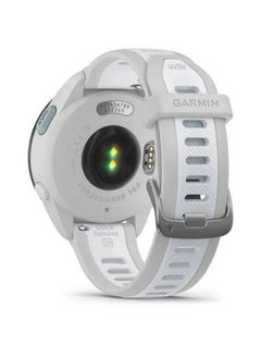 GARMIN Forerunner 165 - 43MM - Up To 11 Days Battery Life  - 1.2"inch Amoled Display, Scratch Resistant, Chemically Strengthened Glass, Heart Rate Monitor, Stress Tracking, Advanced GPS and Running Features, Built-in GNSS and Sports App, iOS and Android Compatible Mist grey Whitestone  - Image 3